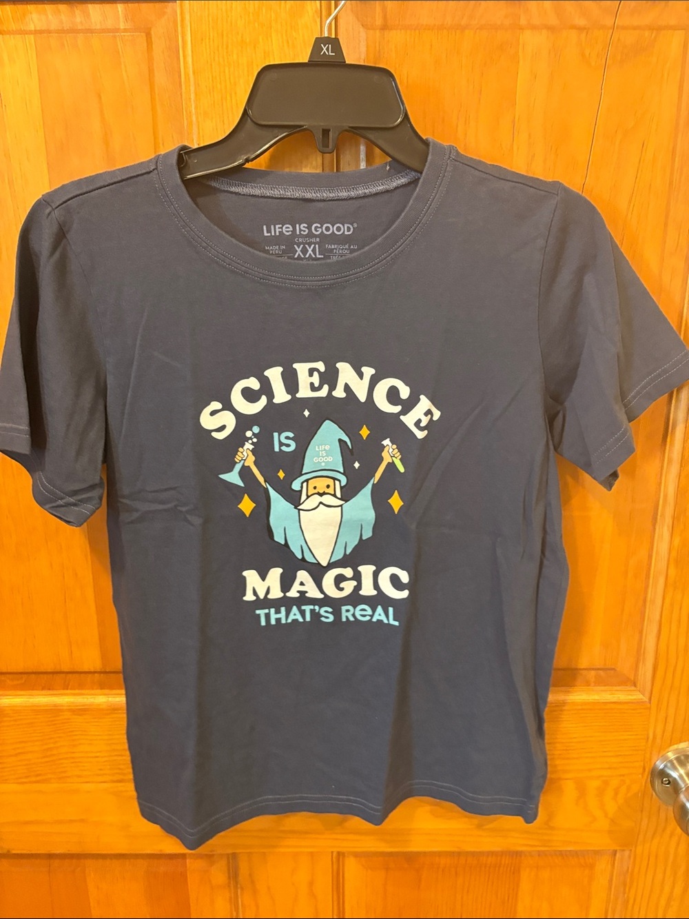 Life Is Good Navy Kids "Science Is Magic" Graphic Tee